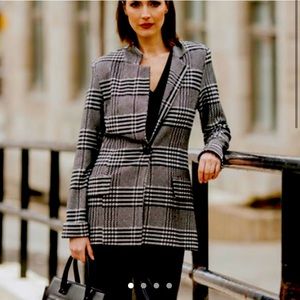 Joseph Ribkoff black and white blazer